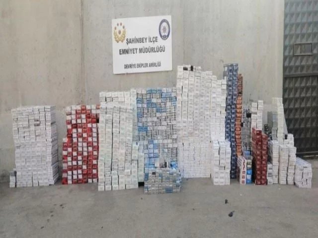 12 bin paket kaçak sigara ele geçirildi