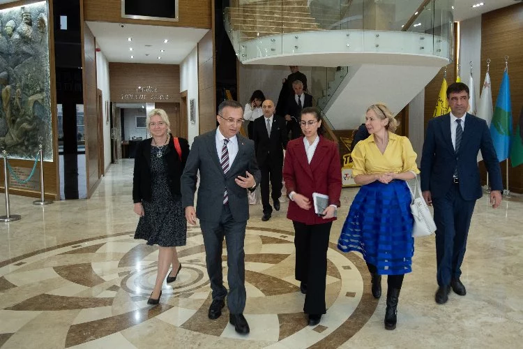 Büyükelçi Mard, Gaziantep Valisi Çeber'i Ziyaret Etti