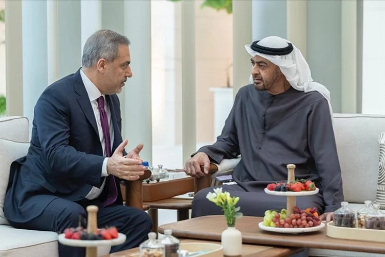 Bakan Fidan, BAE Devlet Başkanı Al Nahyan İle Bir Araya Geldi