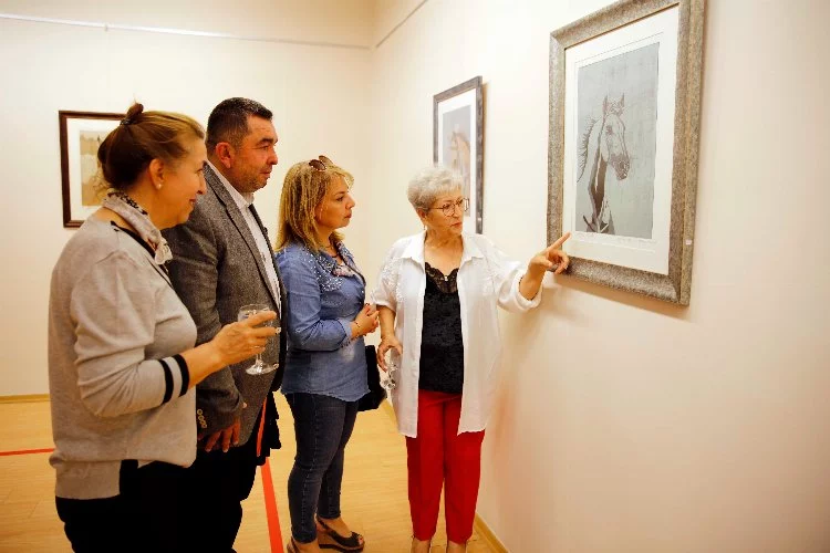 Bir At Bir Murat Resim sergisi açıldı