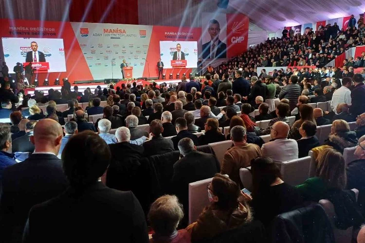 CHP Genel Başkanı Özel Partisinin Başkan Adayları Tanıtım Toplantısına Katıldı