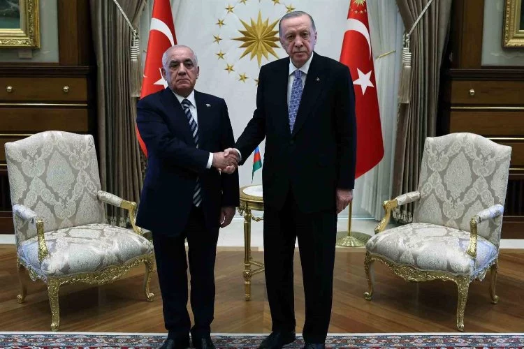 Cumhurbaşkanı Erdoğan, Azerbaycan Başbakanı Kabul Etti