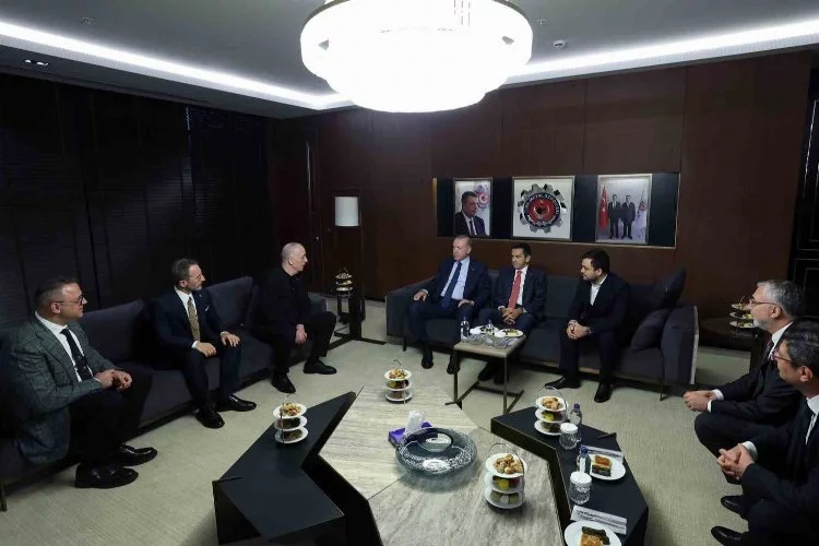 Cumhurbaşkanı Erdoğan’dan Türk Metal Sendikası’na Taziye Ziyareti