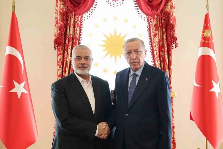 Cumhurbaşkanı Erdoğan, Hamas Siyasi Büro Başkanı Kabul Etti