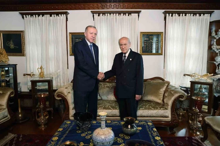 Cumhurbaşkanı Erdoğan, MHP Lideri Bahçeli’yi Ziyaret Etti