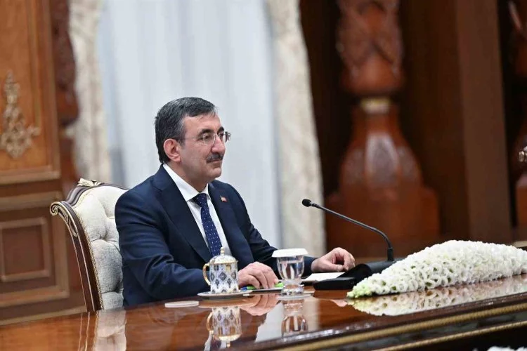 Cumhurbaşkanı Yardımcısı Yılmaz, Özbekistan Cumhurbaşkanı İle Görüştü