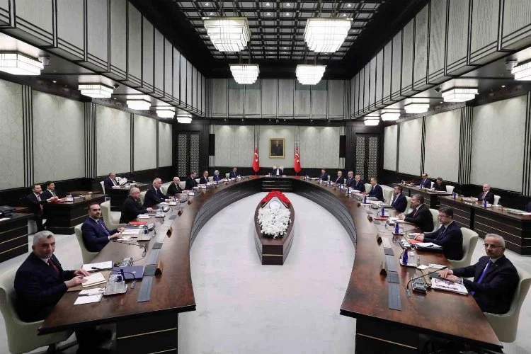Cumhurbaşkanlığı Kabinesi, Cumhurbaşkanı Erdoğan Başkanlığında Toplandı.