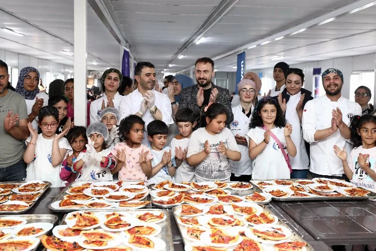Depremzede Çocuklardan “İyileştiren Pizza”