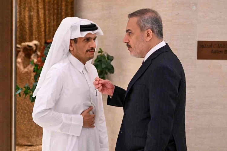 Dışişleri Bakanı Fidan, Katar Başbakanı İle Görüştü