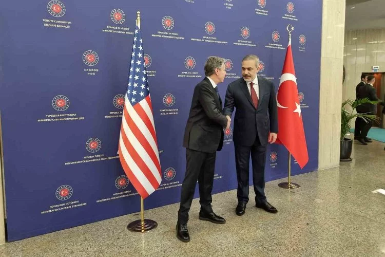 Dışişleri Bakanı Hakan Fidan ile ABD Dışişleri Bakanı Antony Blinken arasındaki görüşme başladı.