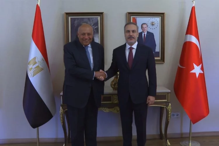 Dışişleri Bakanı Hakan Fidan, Mısır Dışişleri Bakanı İle Bir Araya Geldi