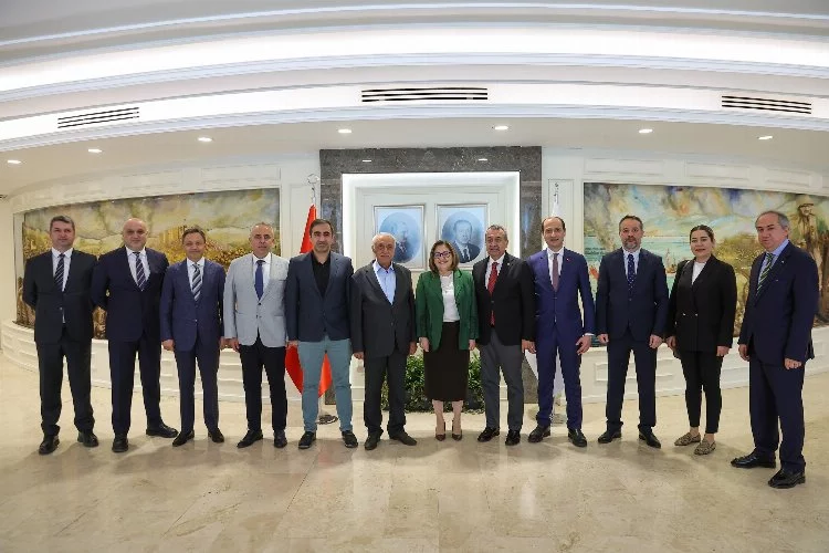 GAİB Heyeti, Başkan Fatma Şahin'i Makamında Ziyaret Etti