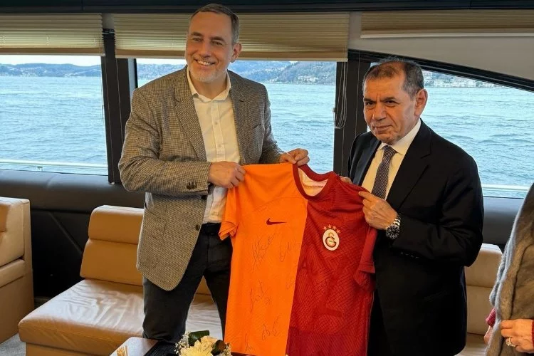 Galatasaray Başkanı Dursun Özbek, Martin Jahn İle Bir Araya Geldi
