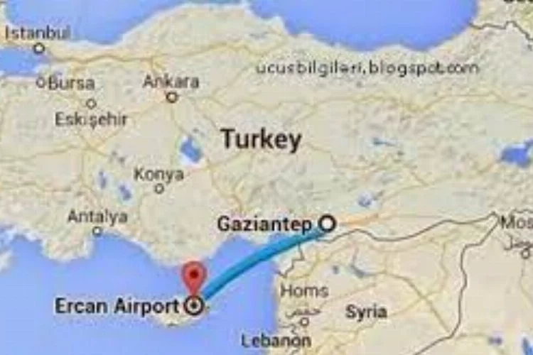 Gaziantep-KKTC Seferleri 6 Nisan'da Başlıyor