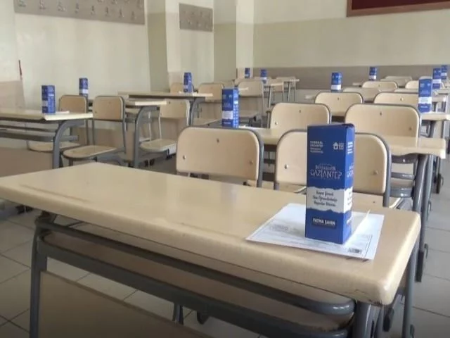 Gaziantep’te okullar LGS sınavına hazır