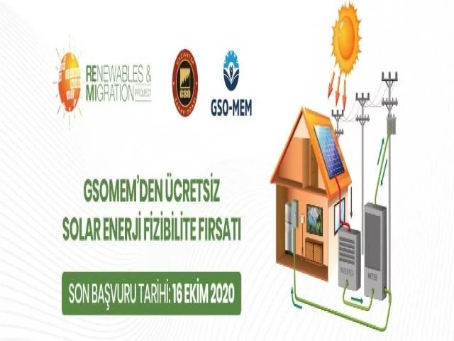 GSO-MEM’den ücretsiz solar enerji fizibilite fırsatı