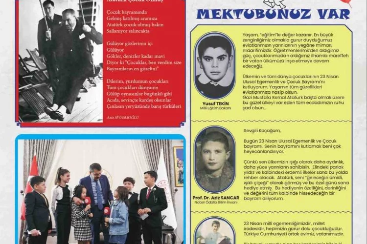 MEB Tarafından Çocuklar İçin 23 Nisan’a Özel Hazırlanan "Gazete Çocuk’" Yayımlandı