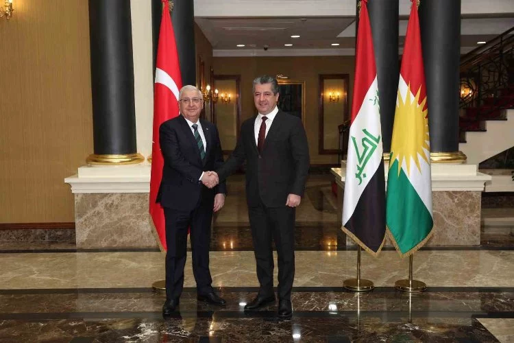 Milli Savunma Bakanı Güler, IKBY Başbakanı Mesrur Barzani İle Görüştü