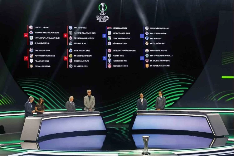 UEFA Avrupa Konferans Ligi’nde 3. hafta maçları yarın oynanacak